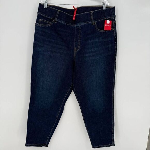SPANX Denim - Spanx Ankle Skinny Jeans Midnight Shade Blue Size 3XL Petite